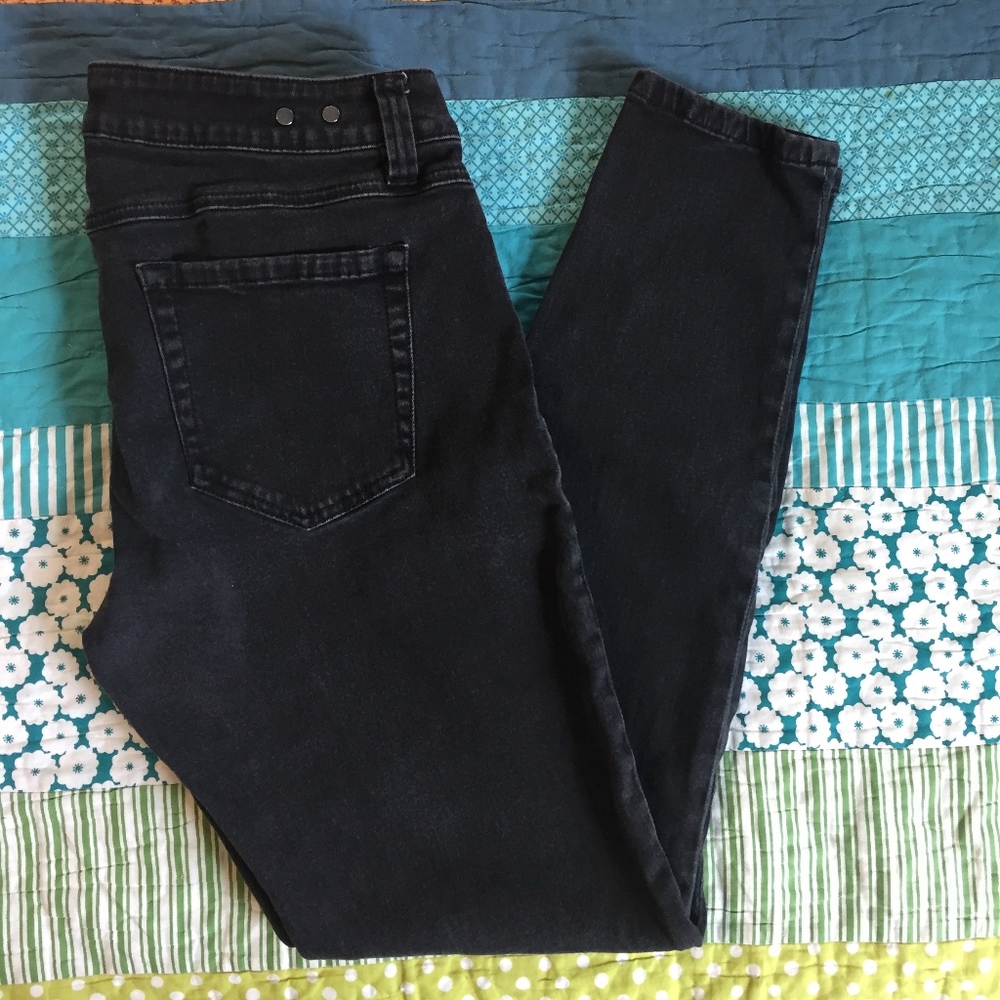 CAbi Super Skinny Black Jeans 8
